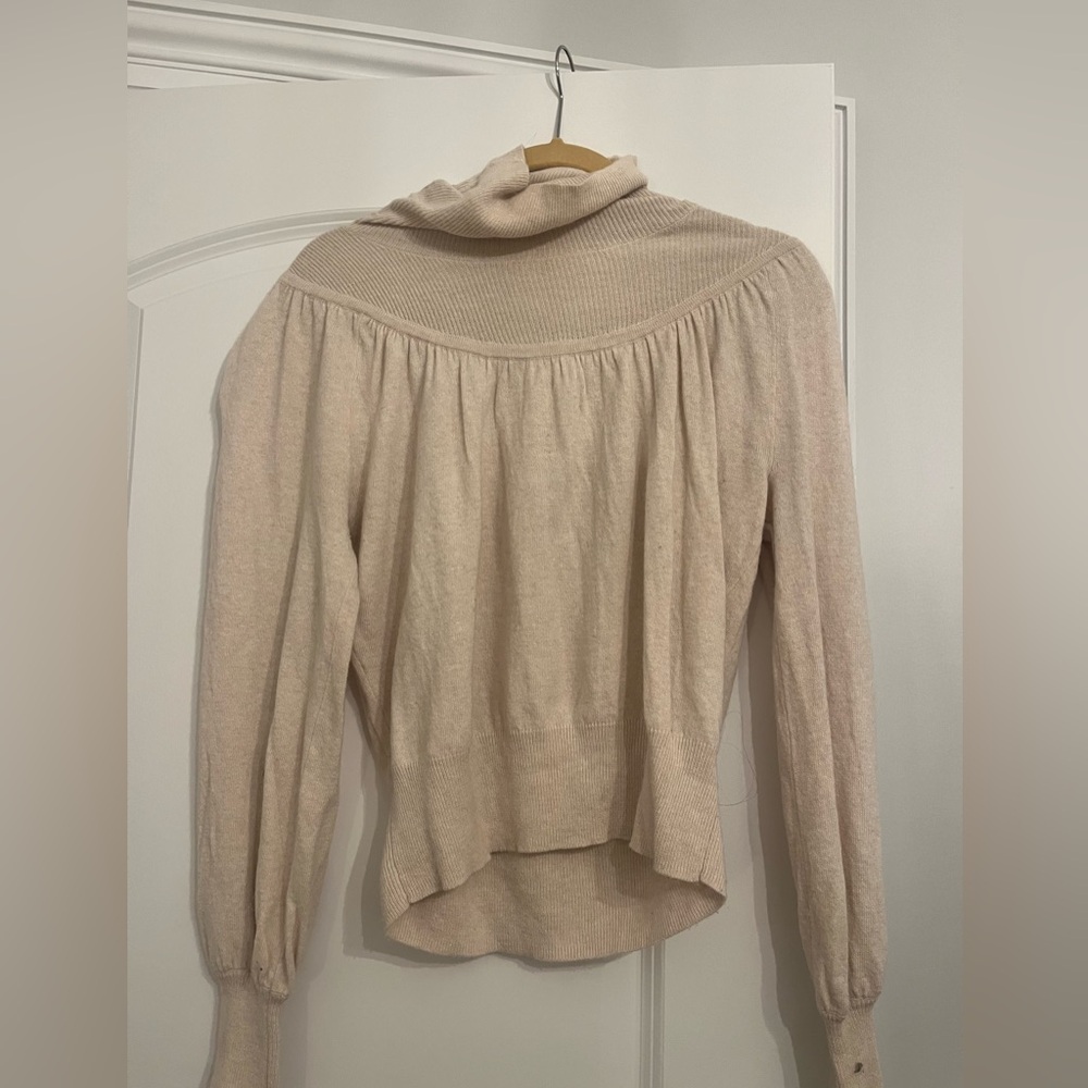 Cream thin Madewell sweater